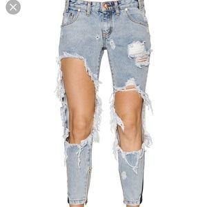One teaspoon distressed freebird jeans